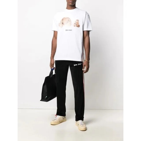 PALM ANGELS White bear T-shirt - Picture 4 of 5